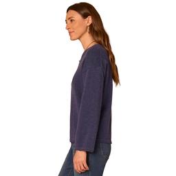 Petite Democracy Long Sleeve Solid Cable Knit Sweater