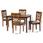 Baxton Studio Renaud Wood Modern 5pc. Dining Set - image 10