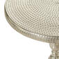 9th & Pike&#174; Silver Aluminum Traditional Accent Table - image 4