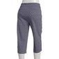 Womens Briggs Geo Millennium Cut-Out X Hem Capri Pants - image 2
