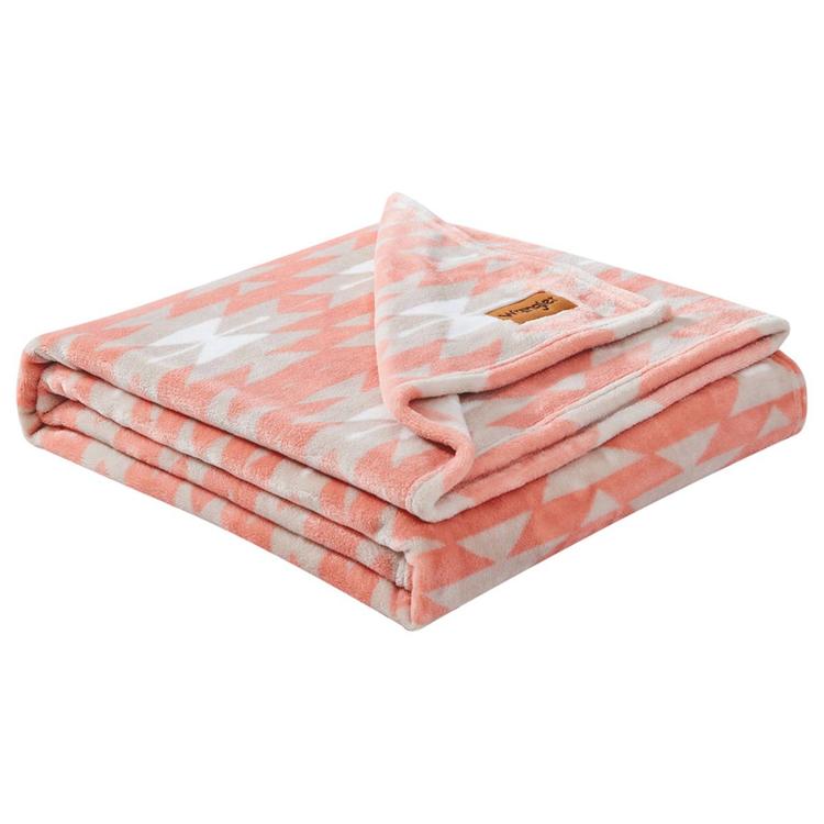 Wrangler Navajo Plush-Fleece Throw