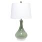Simple Designs 26.2in. Ceramic Tear Drop Table Lamp - image 1