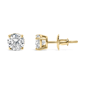 Haus of Brilliance Gold 1ctw Lab Grown White Diamond Stud Earrin - image 3