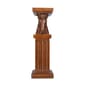9th & Pike® Brown Polystone Traditional Pedestal Table - image 3