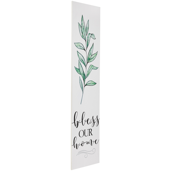 Northlight 36in. Bless Our Home Wooden Porch Board Sign