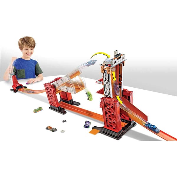 Hot Wheels&#40;R&#41; Track Builder Stunt Bridge Kit - image 