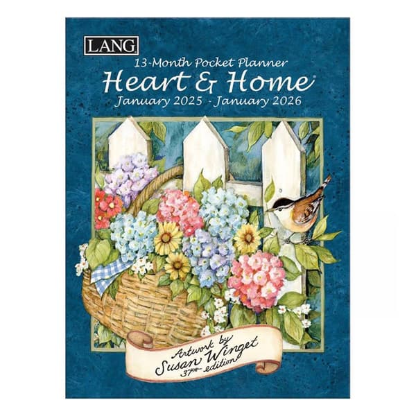 Lang&#40;R&#41; Heart & Home 2025 Pocket Planner