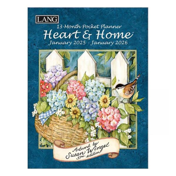 Lang&#40;R&#41; Heart & Home 2025 Pocket Planner - image 