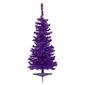 Northlight Seasonal 4ft. Purple Artificial Tinsel Christmas Tree - image 1
