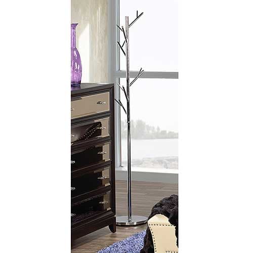 Worldwide Homefurnishings Chrome Coat Rack - image 