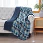 Mantolok Plaid Velvet to Sherpa Throw - image 1