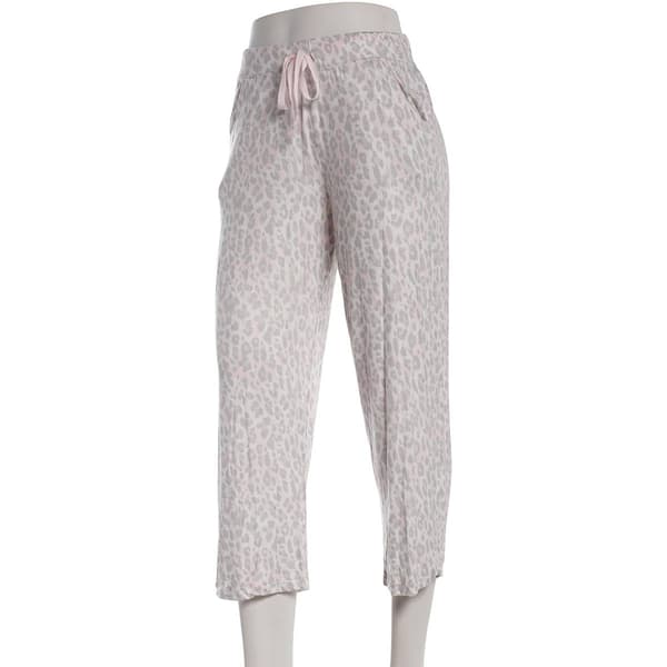 Womens Rene Rofe(R) Leopard Capri Pajama Pants