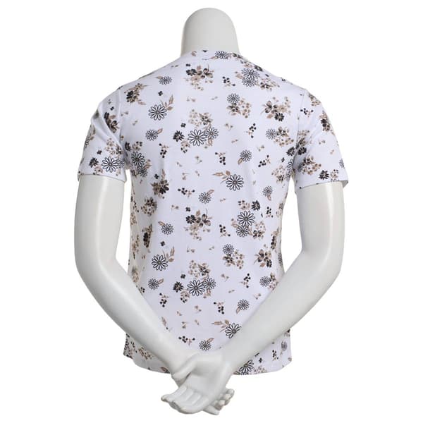 Petite Hasting & Smith Short Sleeve Daisy Two In One Blouse