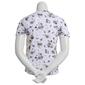 Petite Hasting & Smith Short Sleeve Daisy Two In One Blouse - image 2