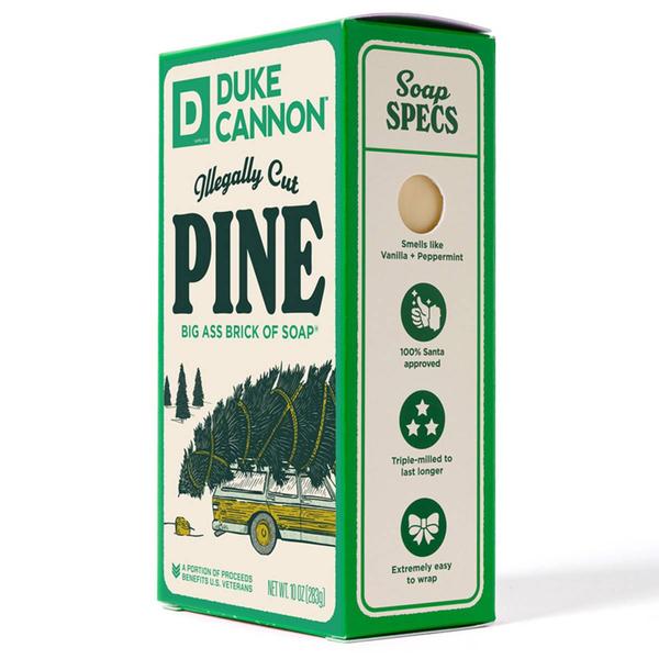 Duke Cannon Holiday Illegally Cut Pine Big Brick of Soap