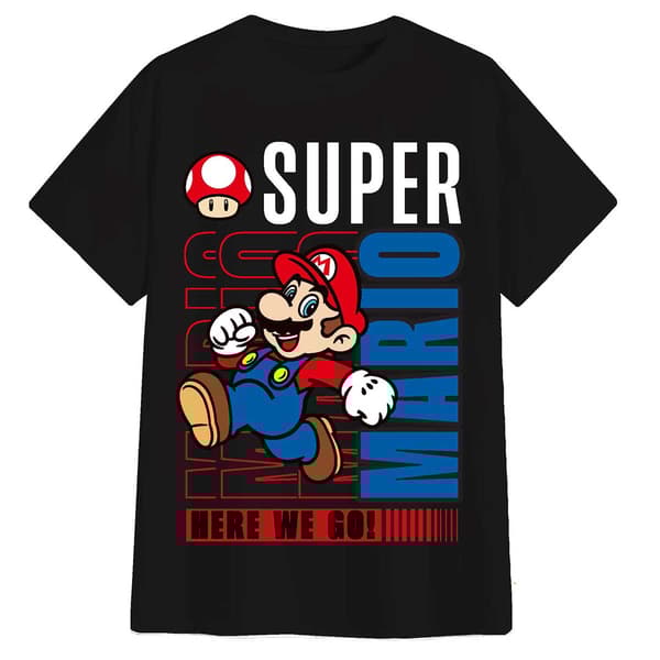 Boys &#40;8-20&#41; Isaac Morris Short Sleeve Super Mario Graphic Tee - image 