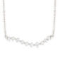 Sterling Silver Cubic Zirconia Journey Pendant Necklace - image 2