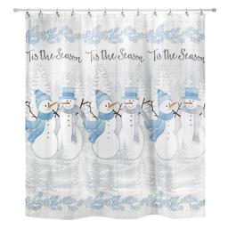 Avanti Frosty Friends Shower Curtain