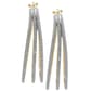 Accents by Gianni Argento Diamond 3-Row Hoop Earrings - image 1