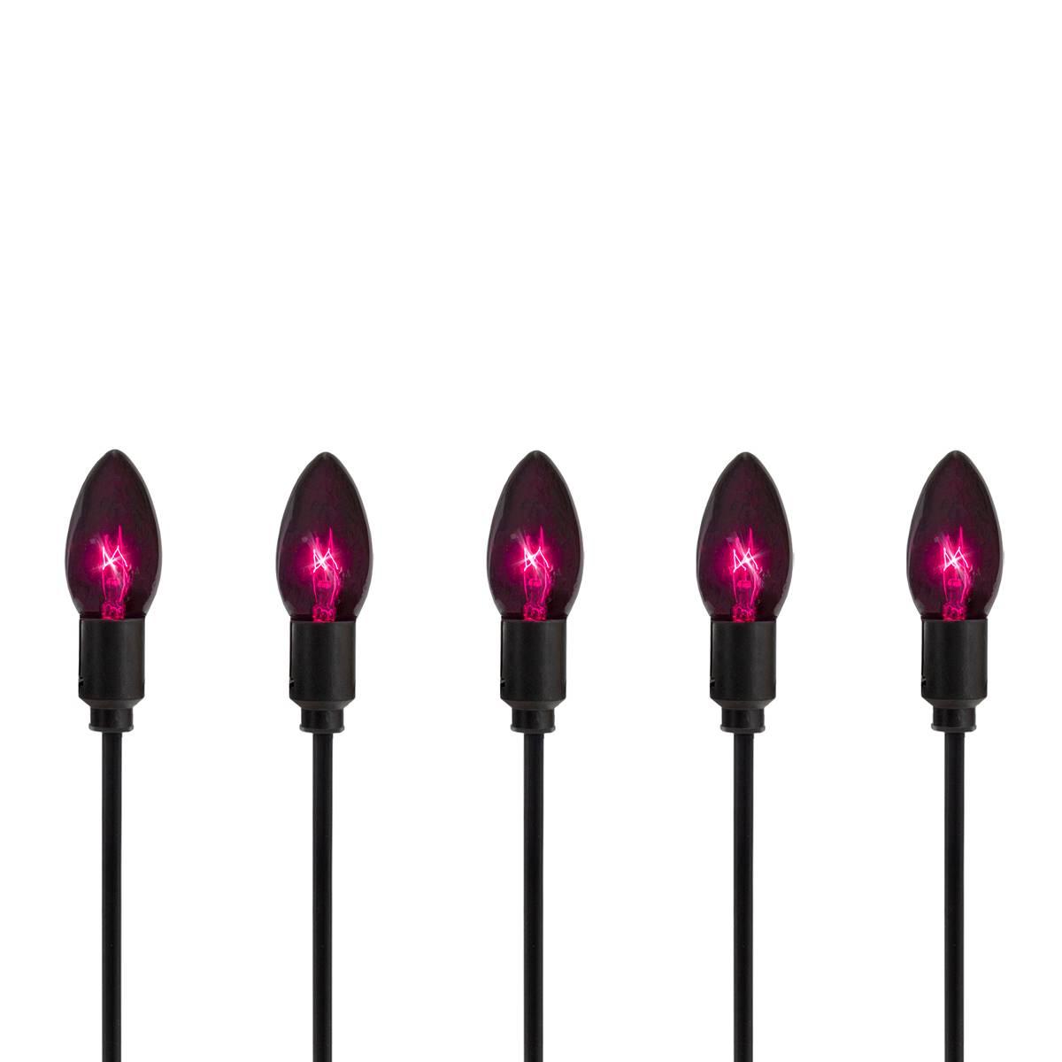 Northlight Seasonal 10ct. Purple Bulb Halloween Pathway...