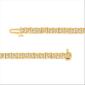Haus of Brilliance Gold over Sterling Silver Tennis Bracelet - image 4