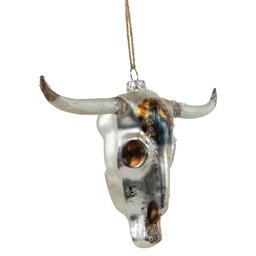 Northlight Seasonal 5.5in. Longhorn Glass Christmas Ornament
