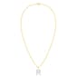 Nova Star® Gold-Plated Lab-Grown Diamond Initial R Pendant - image 2