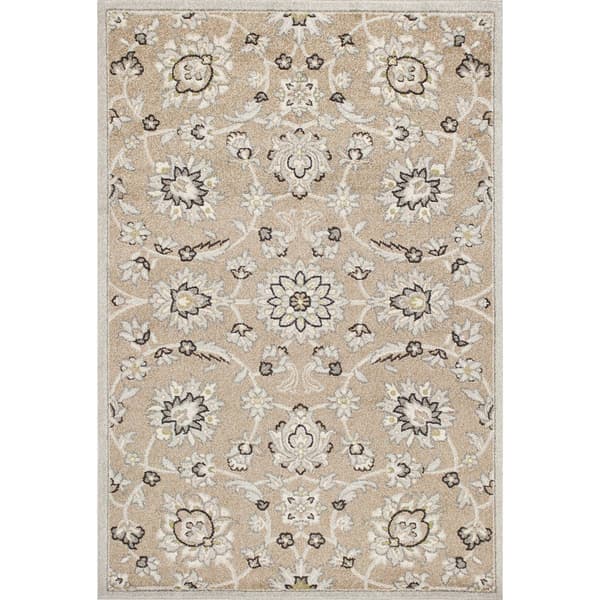 KAS Lucia Beige Grey Verona Rectangular Area Rug - image 