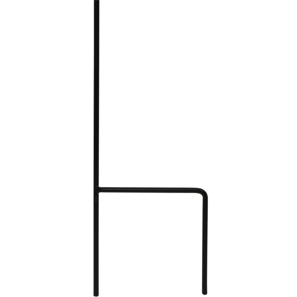 Northlight 37.75in. Black Solid Contemporary Garden Flagpole