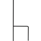 Northlight 37.75in. Black Solid Contemporary Garden Flagpole - image 4