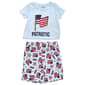 Toddler Girl Freestyle Revolution Patriotic Tee Pajama Set - image 1