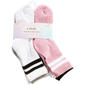 Girls Capelli(R) New York 8pk. Sport Stripes Ribbed Crew Socks - image 1