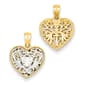 Gold Classics&#40;tm&#41; 14kt. Reversible Heart Necklace - image 1