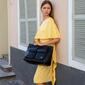 Badgley Mischka Diana XL Vegan Leather Tote Weekender Travel Bag - image 9