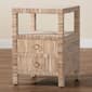 bali & pari Paine Bohemian Woven Grasscloth Nightstand - image 8