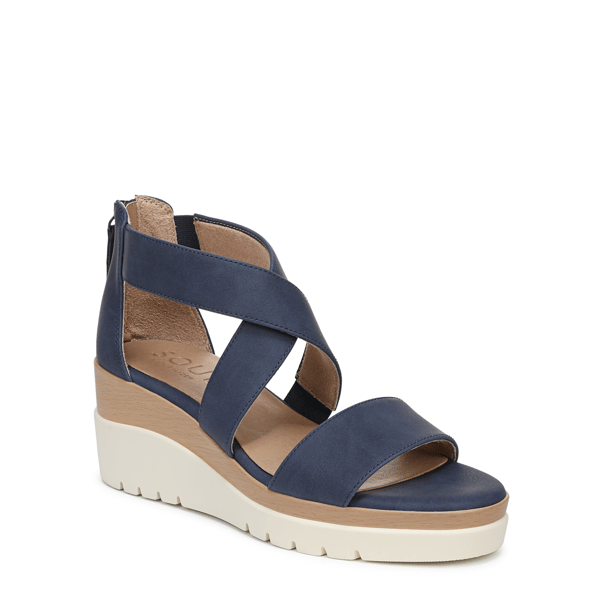 Womens SOUL Naturalizer Goodtimes Strappy Wedge Sandals - image 