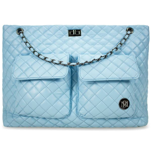 Badgley Mischka Diana Small Leather Tote Travel Bag