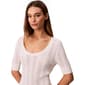 Womens Calvin Klein Short Sleeve Scoop Neck Pointelle Sweater - image 4