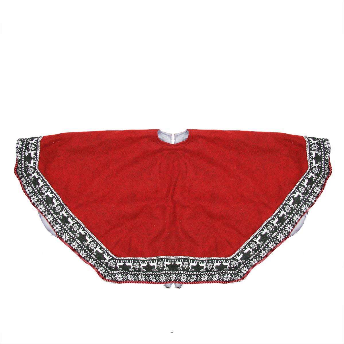 Northlight Seasonal Heptagon Knit Christmas Tree Skirt