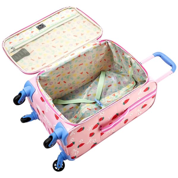 Bon Voyage Kids 21in. Soft Side Strawberry Spinner Luggage