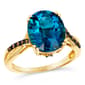 Le Vian&#40;R&#41; Deep Sea Blue Topaz&#40;tm&#41; & Diamond Gemstone Ring - image 1