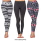Womens White Mark 3pk. Leggings - image 10