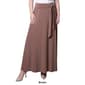 Petite NY Collection Solid Black Tie Waist Long Skirt - image 4