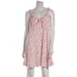 Womens Nanette Lepore Brushed Rib Heart Floral Ruffle Nightshirt - image 1