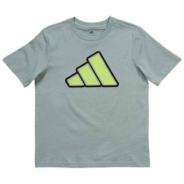 Boys (8-20) adidas® Short Sleeve Two-Tone Logo Tee - image 