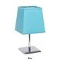 Simple Designs Mini Square Empire Fabric Shade Chrome Table Lamp - image 10