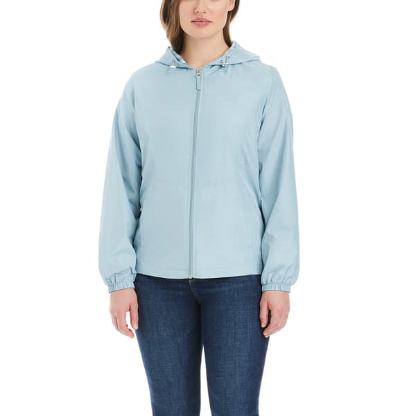 Womens d.e.t.a.i.l.s Windbreaker w/Gingham Hood Lining - image 