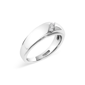 Mens Haus of Brilliance 1/6ctw. 3 Stone Diamond Band Ring - image 3