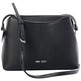 Nine West Bettina Satchel Biscotti One Size : : Clothing