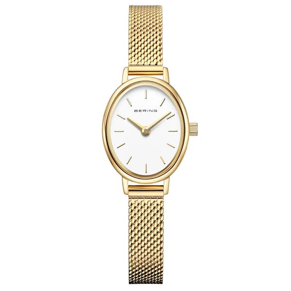 Womens BERING Gold Mother of Pearl Watch - 11020-334